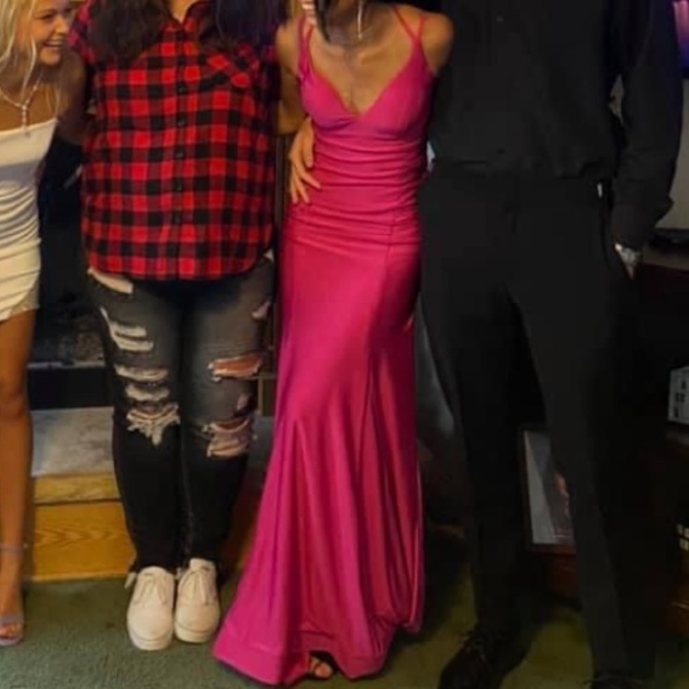 pink hoco/prom dress